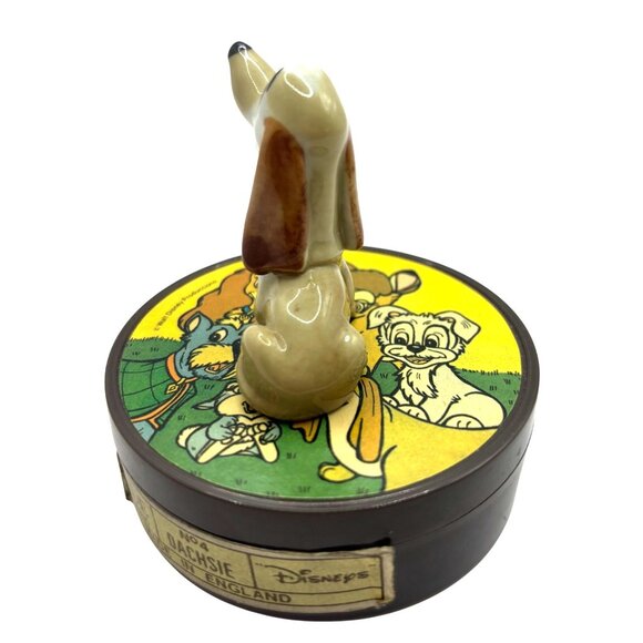 VTG WADE England Hatbox Series DACHSIE #4 from Disney's Lady and the Tramp Box - Picture 3 of 8